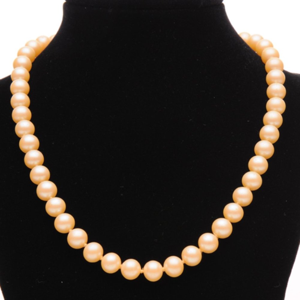 Vintage Pearl 16" Necklace with Sterling clasp